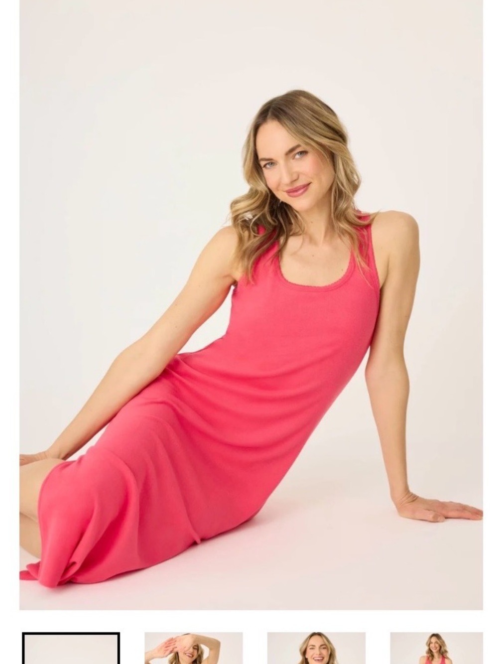 PJ Salvage Raspberry Sleeveless Maxi Dress - NWT - Size S
